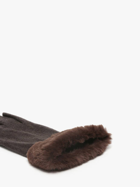 Handschoenen Isotoner Bruin women gloves 85358 ander zicht 1